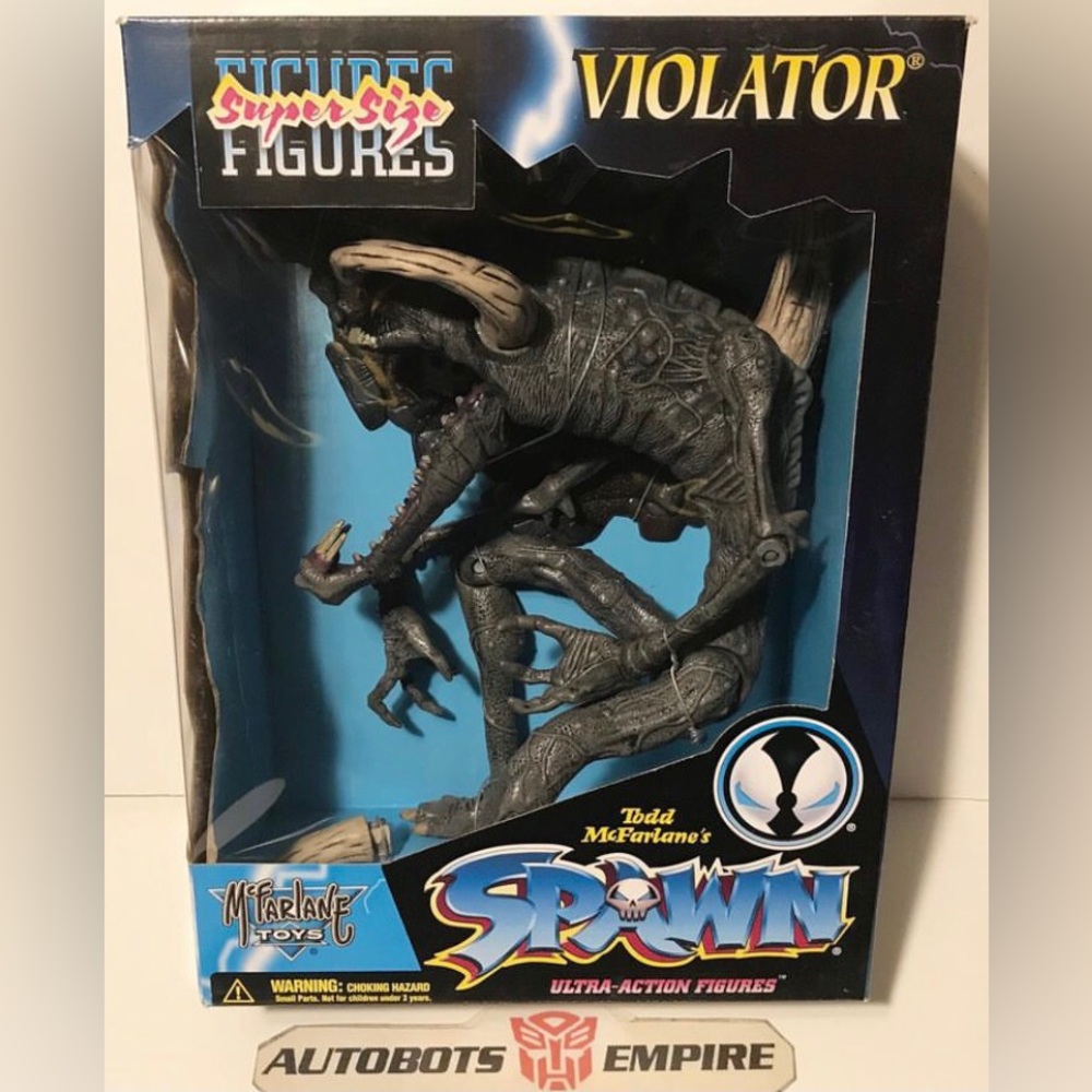 Vintage Mcfarlane Toy SUPER SIZE VIOLATOR SPAWN Deluxe 13 In Figure Comic Statue
